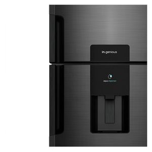Nevera no frost 389L RMP389GCC black steel Mabe