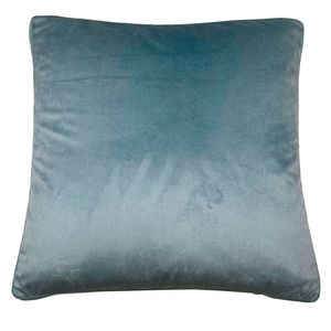 Cojín terciopelo 45x45cm gris Cotidiana