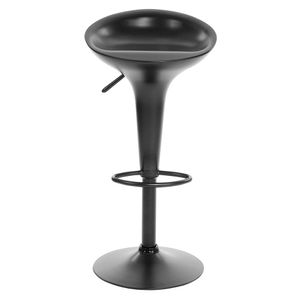 Silla bar Verona 67-88x44x42 cm negro M+Design
