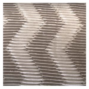 Cojín velvet 45x45cm zigzag taupe Wamsutta