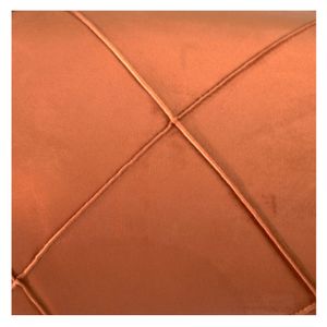 Cojín velvet 30x50cm drapeado terracota Wamsutta