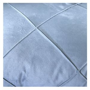 Cojín velvet 30x50cm drapeado azul cielo Wamsutta