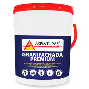 Masilla granifachada Premium x15kg blanco AsPinturas