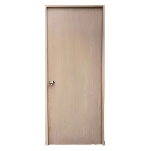 Puerta madera Triplex Okume 75x205cm natural Maxhaus