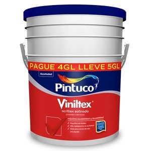 Vinilo tipo 1 Acriltex blanco x5gal Viniltex