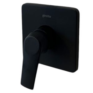 Monomando ducha Modena 17x16x16cm negro matte Stretto