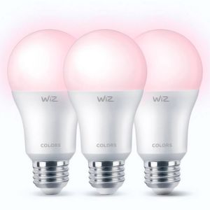 Set 3 bombillos inteligentes RGB Wiz