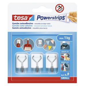 Gancho adhesivo Powerstrip S blanco Tesa