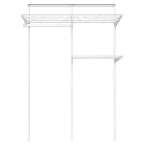 Kit sistema modular metálico doble blanco Hacks&Racks