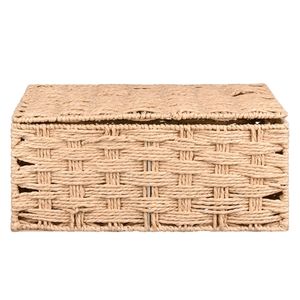 Caja organizadora rígida papel tejido S natural Hacks&Racks