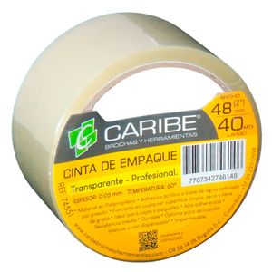 Cinta empaque 48 mm 40 m Caribe