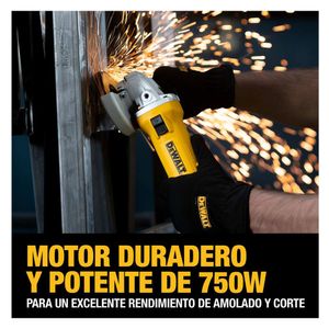 Pulidora delgada 4-1/2'' 750W Dewalt