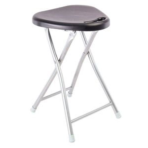 Silla plegable con asa negro M+Design