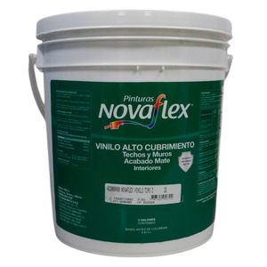 Vinilo techo/muro tipo 3 blanco x2gal Novaflex