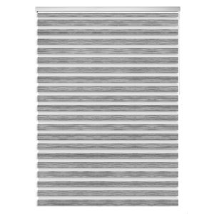 Cortina enrollable Roller dúo 180x170 cm gris texturizado Sunflex