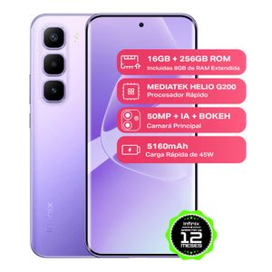 Celular Infinix Hot 60 Pro+ 8GB Ram / 256GB Violeta