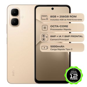 Celular Infinix Smart 10 4GB Ram/256GB Dorado