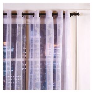 Cortina velo Sahara 220x160 cm blanco Rascheltex