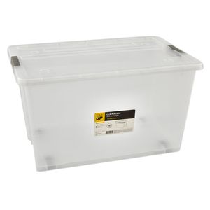 Caja organizadora plástico 52L blanco Cotidiana