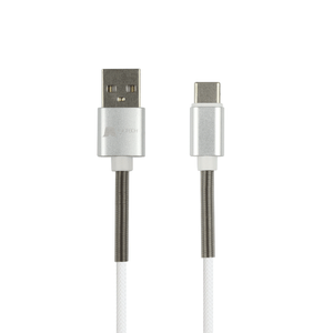 Cable USB Jaltech Trenzado Bl Tipo C 1.2 Metros Jal-1707