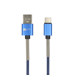 Cable USB Jaltech Trenzado Az Tipo C 1.2 Metros Jal-1707