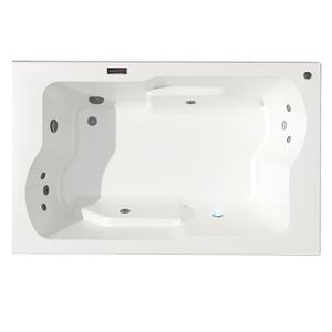 Jacuzzi Venecia portátil con mantenedor de temperatura 190x120x55 cm blanco Wai