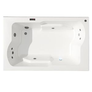 Jacuzzi Venecia de empotrar con mantenedor de temperatura 190x120x55 cm blanco Wai