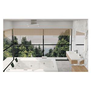 Jacuzzi Providencia de empotrar con mantenedor de temperatura 183x124x55 cm blanco Wai