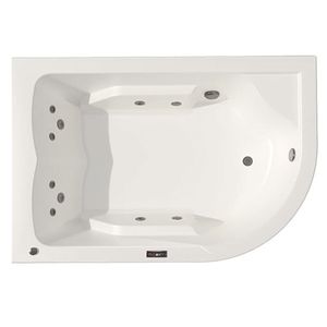 Jacuzzi Fiji de empotrar con mantenedor de temperatura 183x124x55 cm blanco Wai