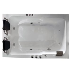 Jacuzzi Providencia de empotrar 183x124x55 cm blanco Wai