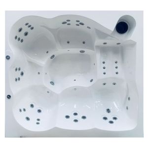 Jacuzzi Marsella empotrar 222x206x80 cm blanco Wai