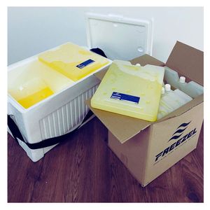 Gel refrigerante Pila amarillo 1500 ml Freezel