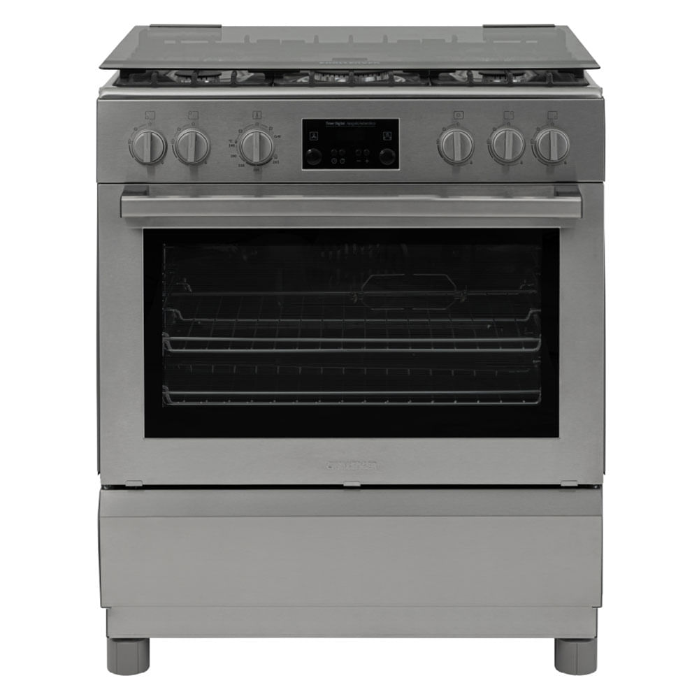Estufa de piso Challenger 5 puestos  GP 76 cm SI9576 inox