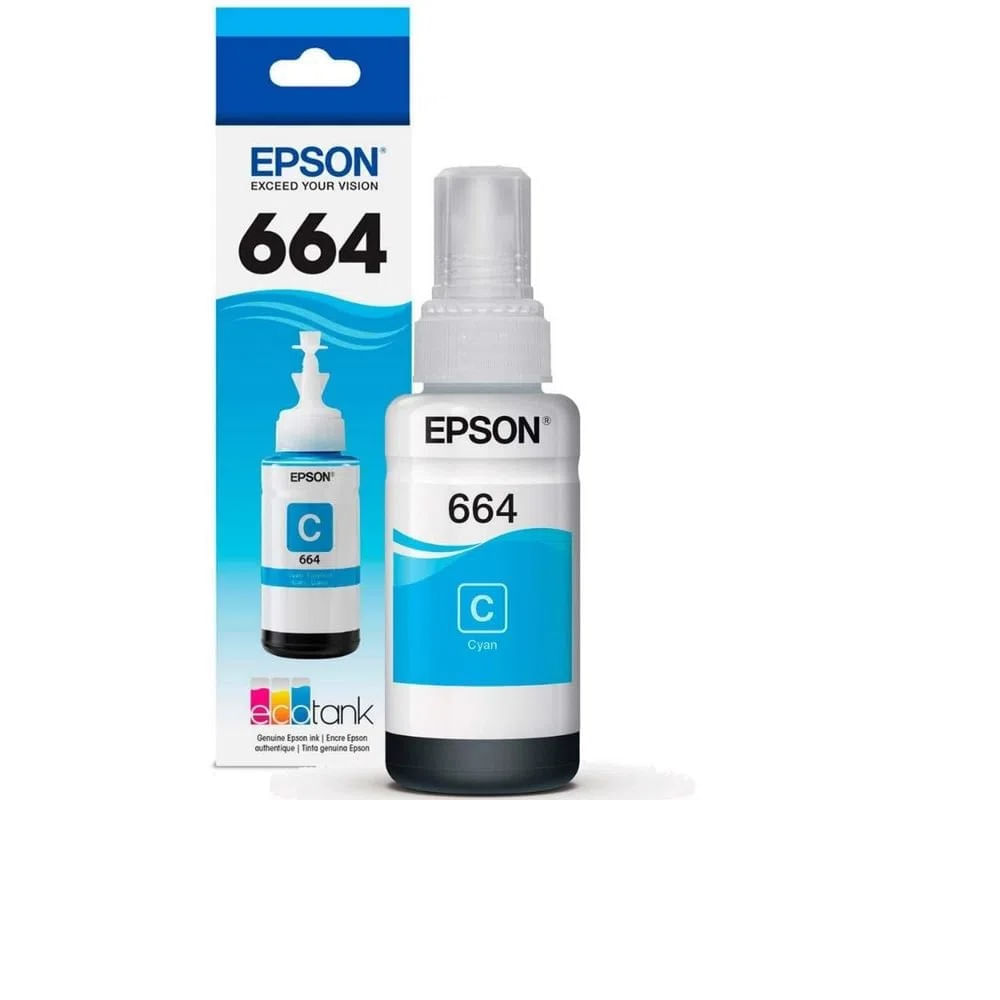 Botella de Tinta Epson L200 T664220-AL Cyan - Easy Colombia